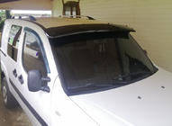 Fiat Doblo I 2001–2005 Vindrutespoiler (svart blank, 5 mm) foto 11
