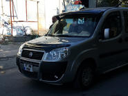 Fiat Doblo I 2001–2005 Vindrutespoiler (svart blank, 5 mm) foto 7