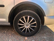 Volkswagen Caddy 2010–2015 Hjulhuslister (matt svart) Kort hjulbas, 2 sidodelar (plast) foto 9