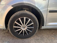 Volkswagen Caddy 2010–2015 Hjulhuslister (matt svart) Kort hjulbas, 2 sidodelar (plast) foto 5