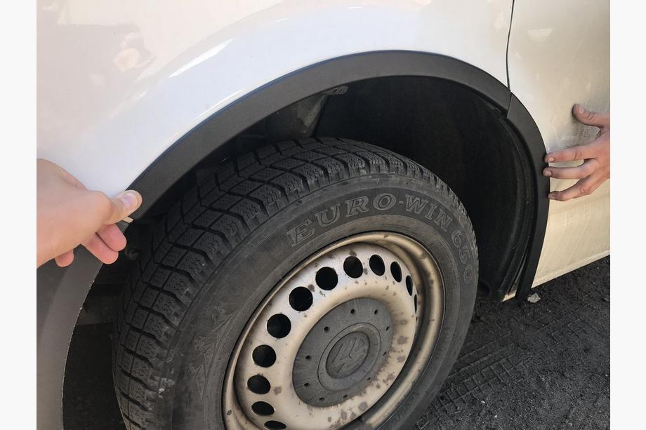 Volkswagen T5 2010–2015 Hjulhuslister (6 st, ABS) Foto 3
