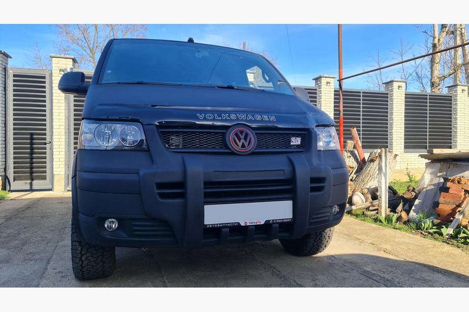 Volkswagen T5 Transporter 2003–2010 Främre stötfångar-läppspoiler (för lackering) Image