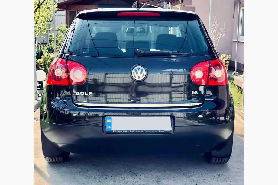Volkswagen Golf 5 2003–2009 Kantlist för bagagelucka (rostfritt stål) Image