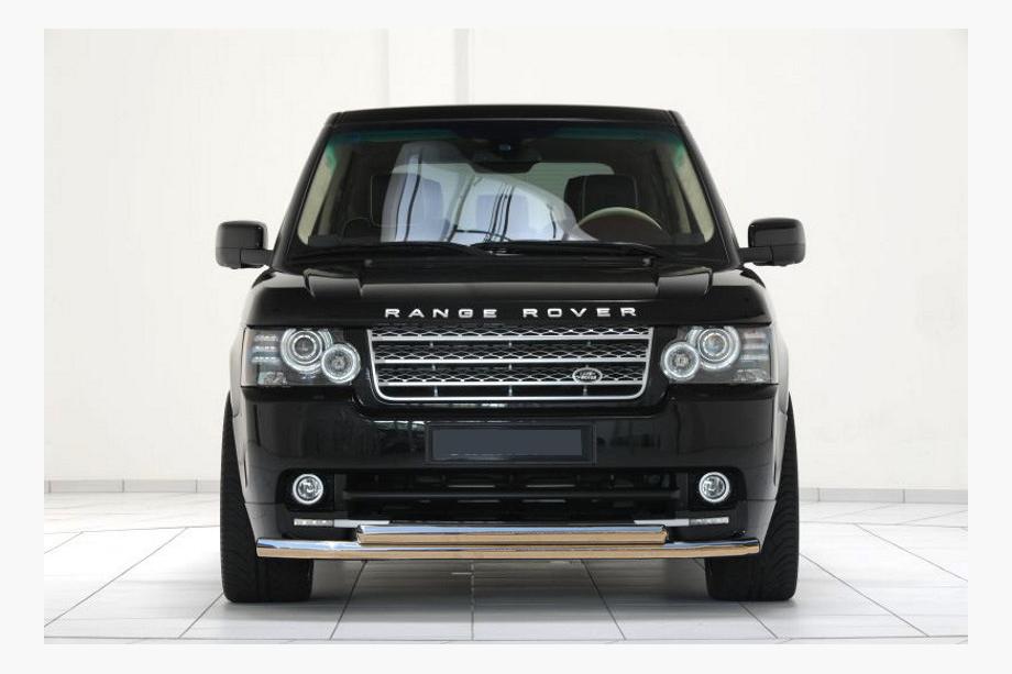 Range Rover III L322 2002–2012 Främre frontbåge ST014 (rostfritt) 60/42 mm Image