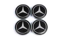 Mercedes-Benz Centrumkåpor till fälgar 57 mm/55,5 mm V1 (4 st) foto 2