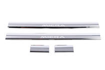 Nissan Micra K12 2003–2010 Rostfria instegslister Carmos (4 st) foto 2