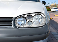 Volkswagen Golf 4 1997–2006 Kromade strålkastarringar V1 (2 st, plast) foto 1