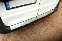 Mercedes Vito/V-klass W447 2014– Lastskydd bakre stötfångare Carmos (rostfritt stål) foto 2