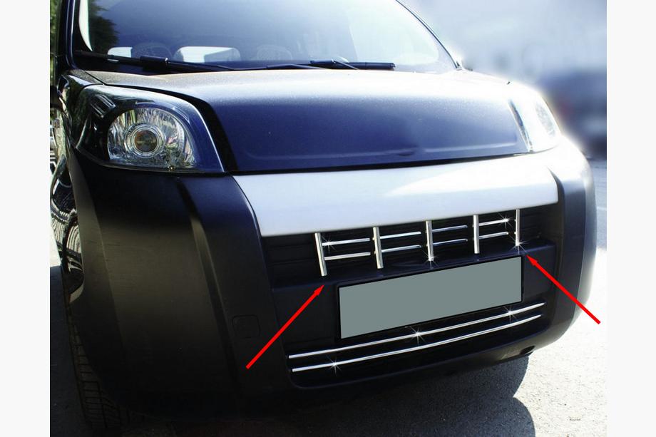Peugeot Bipper 2008–2017 Grillister (13 delar, rostfritt stål) Image