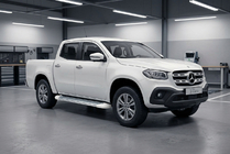 Mercedes X class 2017–2020 Sidosteg Allmond White (2 st, aluminium) foto 1