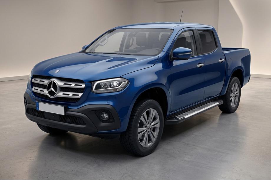 Mercedes X class 2017–2020 Sidosteg Line (2 st, aluminium) Image