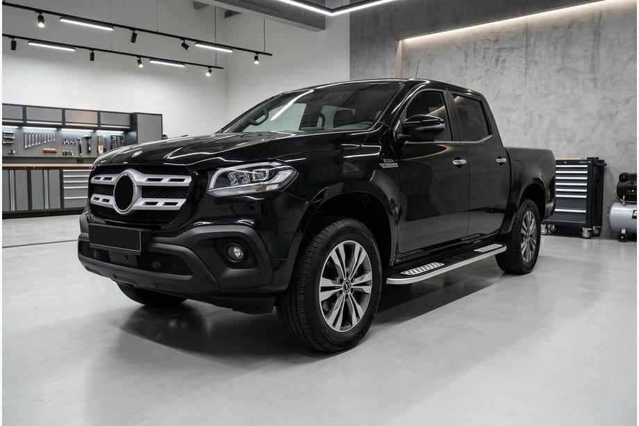 Mercedes X class 2017–2020 Sidosteg Tayga Grey V2 (2 st, aluminium) Image