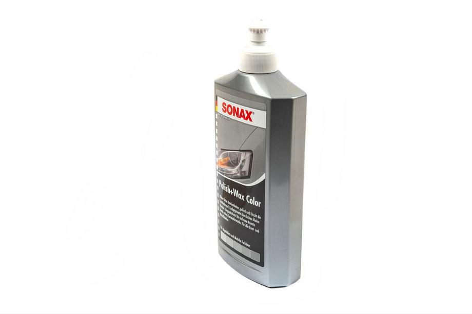 Sonax NanoPro färgat polermedel med vax grå 500 ml Image