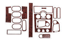 Renault Megane II 2004–2009 Instrumentpanelinlägg, 17 delar (Meric, Turkiet) Kolfiber foto 3