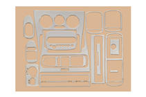 Seat Leon 1999–2005 Instrumentpanelskydd Aluminium foto 4