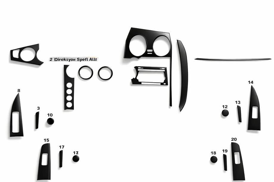 SsangYong Action 2005–2018 Instrumentpanelslister (Meric, Turkiet) Image