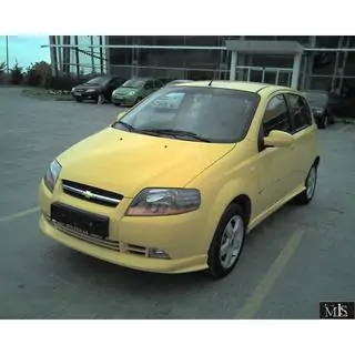 Frontstötfångarläpp (för lackering) Chevrolet Aveo T200 2002–2008 foto 2