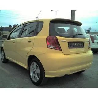 Bakre stötfångaröverlägg (för lackering) Chevrolet Aveo T200 2002–2008 foto 1