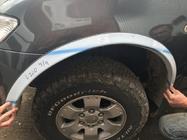 Mitsubishi L200 2006–2015 Hjulhuslister (4 st, rostfritt stål) foto 3