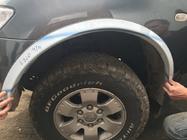 Mitsubishi L200 2006–2015 Hjulhuslister (4 st, rostfritt stål) foto 4