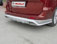Ford Courier 2014–2023 Bakre diffuserinsats (för lackering) foto 4