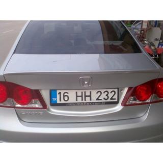 Inche-spoiler (för lackering) Honda Civic Sedan VIII 2006–2011 foto 1
