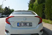 Honda Civic Sedan X 2016–2021 Anatomic spoiler (för lackering) foto 4