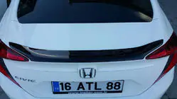 Honda Civic Sedan X 2016–2021 Anatomic spoiler (för lackering) foto 2