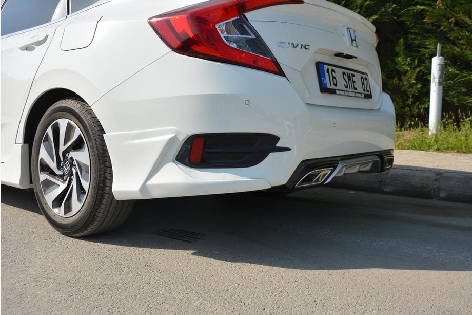 Honda Civic Sedan X 2016–2021 Hörn till bakre stötfångaren (för lackering) Image
