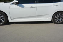 Honda Civic Sedan X 2016–2021 Sidokjolar (för lackering) foto 3