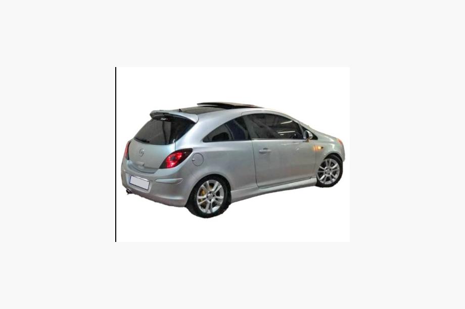 Opel Corsa D 2007–2014 2-dörrars spoiler (för lackering) Image