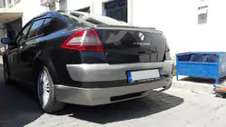 Renault Megane II 2004–2009 Bakre diffusor (för lackering) foto 1