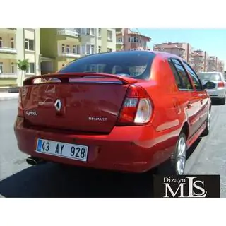 Sidokjolar av Ferrari-typ (för lackering) Renault Symbol 1999–2008 foto 2
