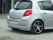 Renault Clio III 2005–2012 Bakre stötfångarspoiler V1 (för lackering) foto 2