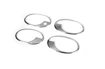 Opel Corsa C 2000–2006 Kromade handtagsramar (4 st, rostfritt) foto 3
