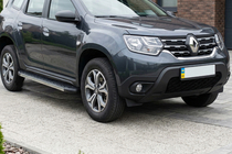 Renault Duster 2018–2024 Sidosteg Duru (2 st, aluminium) foto 1