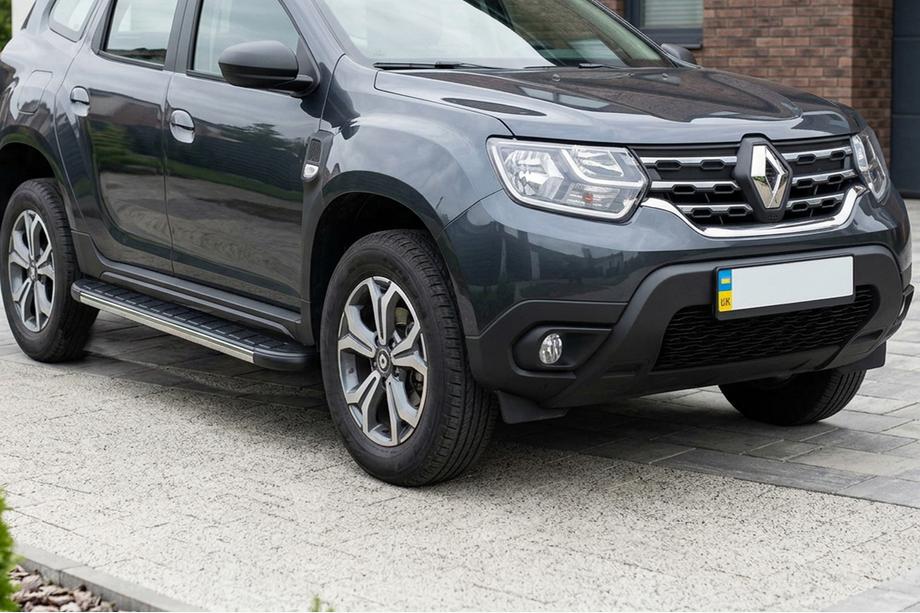 Renault Duster 2018–2024 Sidosteg Duru (2 st, aluminium) Image