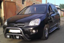 Kia Carens 1999–2012 Sidorör (rostfritt stål) foto 2