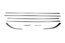 Ford Mondeo 2014–2022 Nedre kromlister för fönster (8 st, rostfritt stål) foto 2