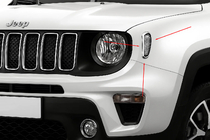 Jeep Renegade 2014– Kromkåpor för sidoblinkers (2 st, rostfritt stål) foto 1