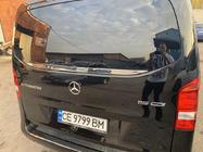 Mercedes Vito/V-klass W447 2014– Kantlist bakruta (lilla rutan) rostfritt stål OmsaLine – italienskt rostfritt stål foto 4