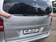 Mercedes Vito/V-klass W447 2014– Kantlist bakruta (lilla rutan) rostfritt stål OmsaLine – italienskt rostfritt stål foto 5
