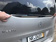Mercedes Vito/V-klass W447 2014– Kantlist bakruta (lilla rutan) rostfritt stål foto 6