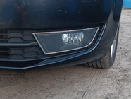 Skoda Octavia III A7 2013–2019 Kromringar för dimljus (2 st) Carmos - turkiskt stål foto 4