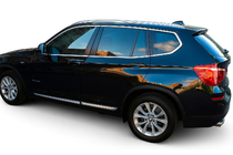 BMW X1 E84 2009–2015 Komplett fönsterlist (rostfritt stål) 12 st foto 1