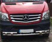 Mercedes Sprinter W906 2006–2018 Främre nedre skyddsbåge Shark (rostfritt stål) från 2013 foto 3