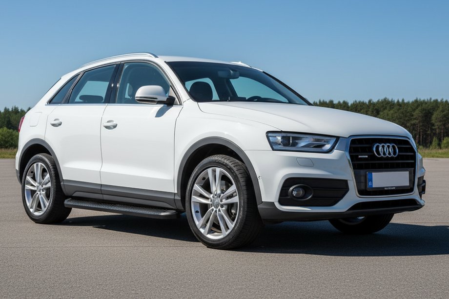 Audi Q3 2011–2019 Sidosteg Tayga Black (2 st, aluminium) Image