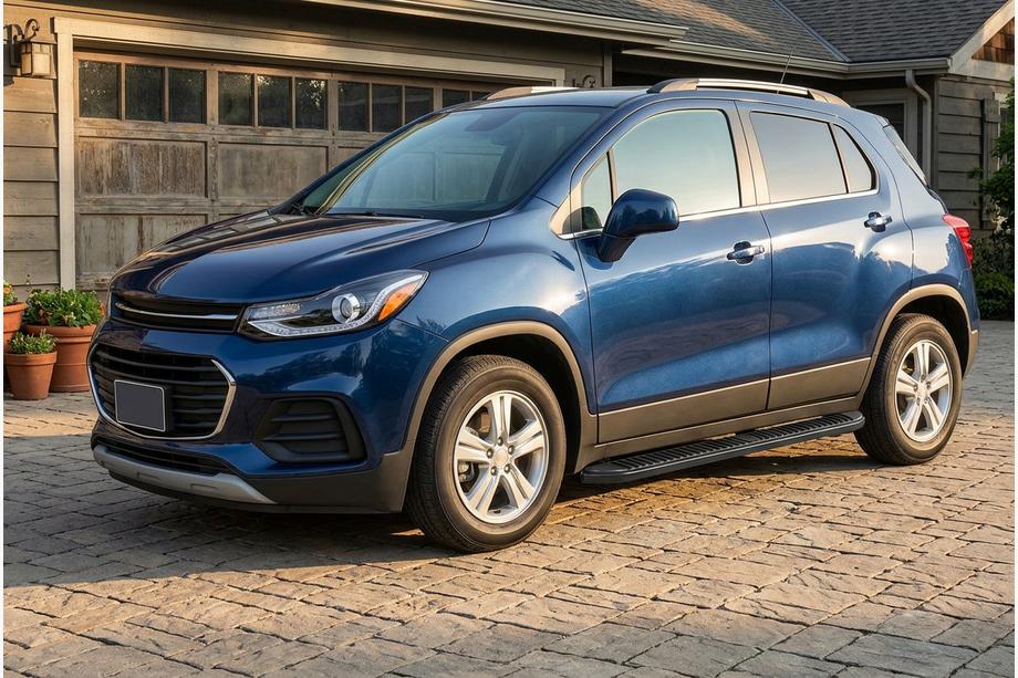 Chevrolet Trax 2012–2023 Sidosteg Tayga Black (2 st, aluminium) Image