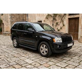 Sidosteg Tayga Black (2 st, aluminium) Jeep Grand Cherokee WK 2004–2010 foto 1