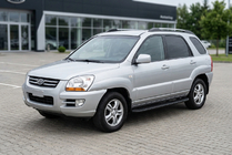 Kia Sportage 2004–2010 Sidosteg Tayga Black (2 st, aluminium) foto 1